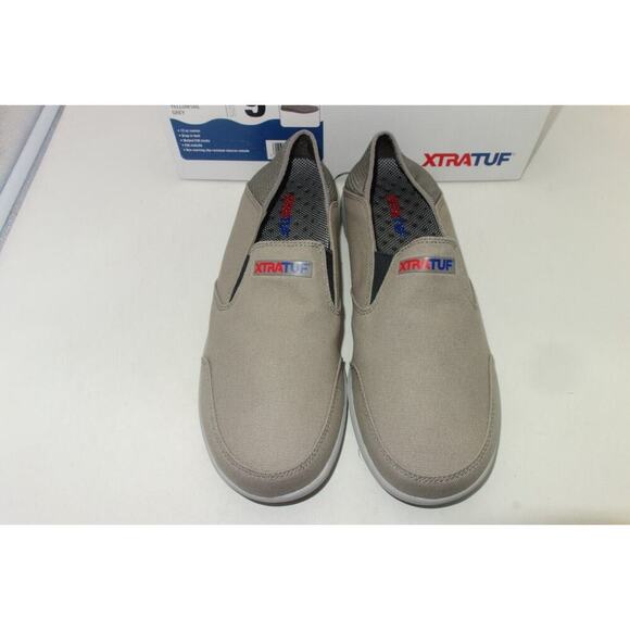 NEW Xtratuf Yellowtail Slip On Shoe Boat Deck Shoes Gray Men's 9 - Picture 5 of 7